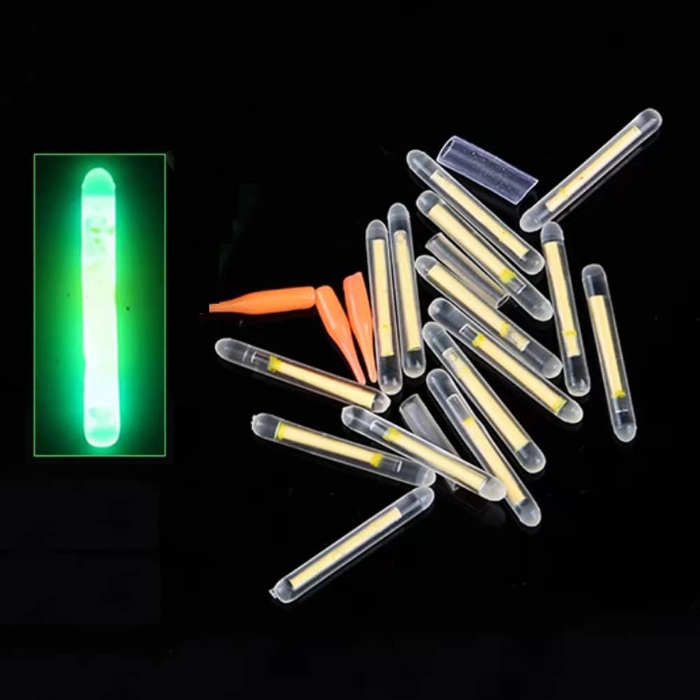 Fishing Bobber Float - 100 Pezzi di Piccoli Bastoncini Luminosi