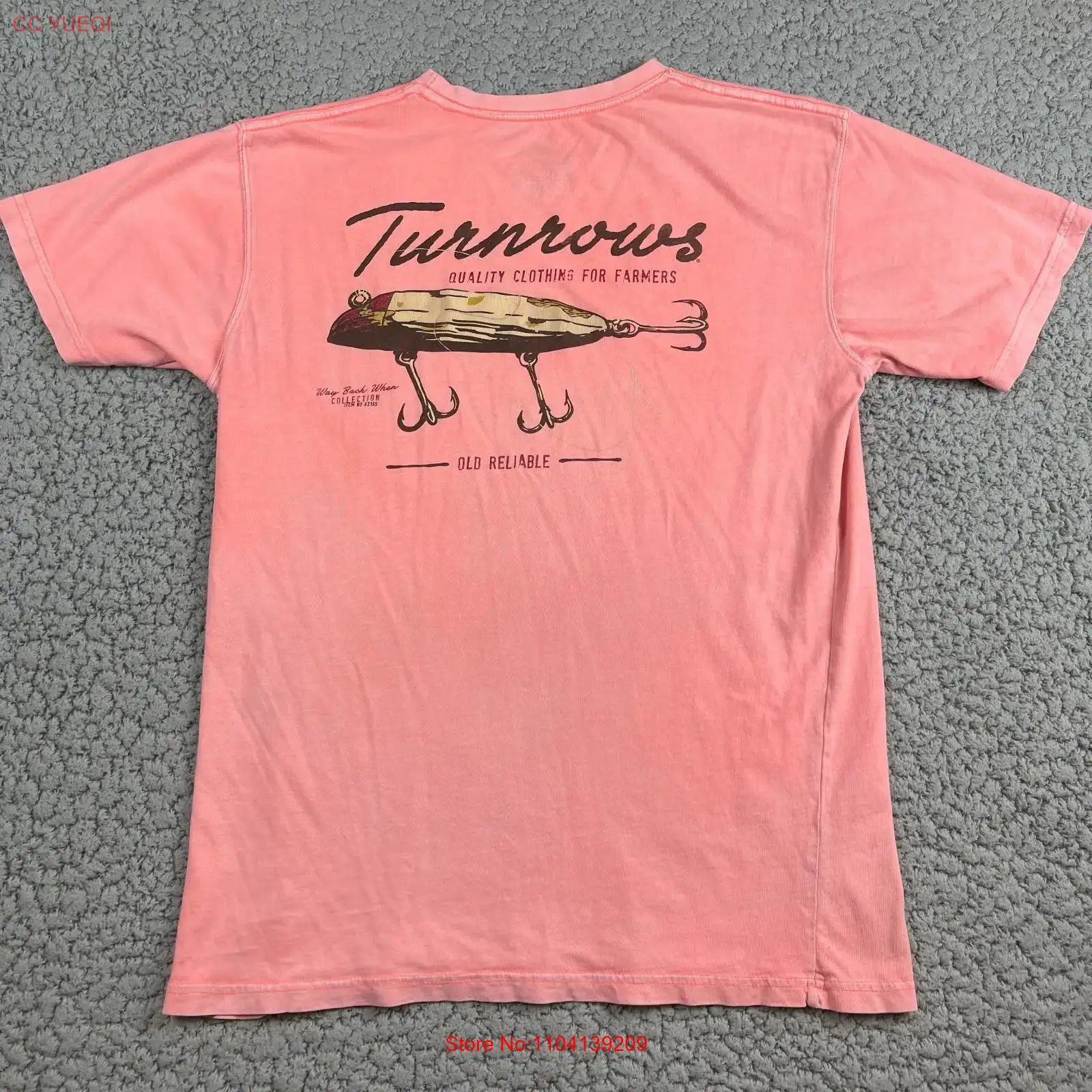 Fishing Equipment In China - T-shirt da uomo Turnrows Farm Equipment,