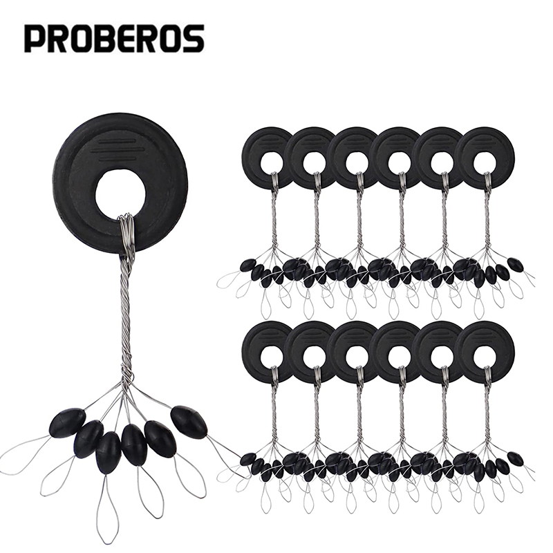 Fishing Bobber Float - PRO BEROS 60 Pezzi 10 Set