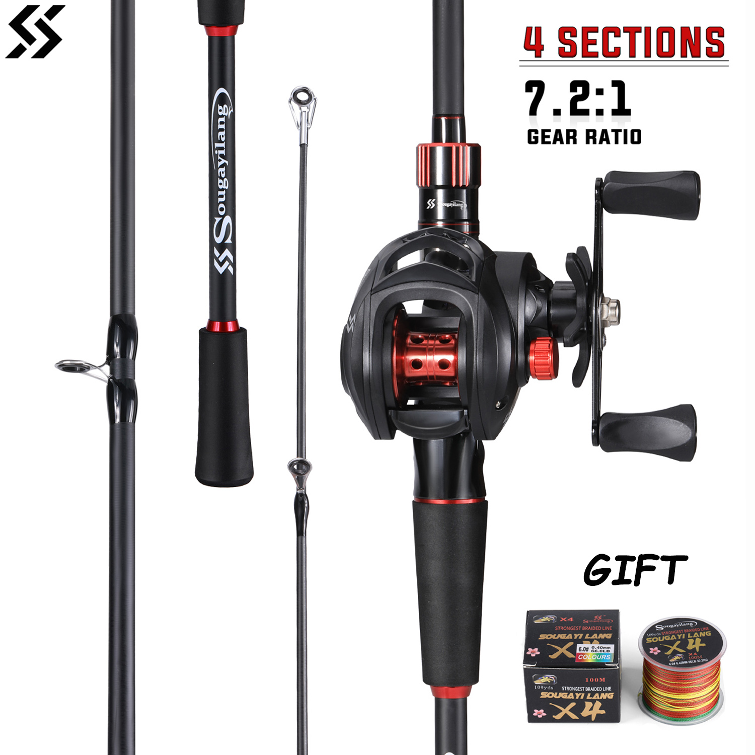 Fishing Equipment Europe - Set combinato canna da pesca e
