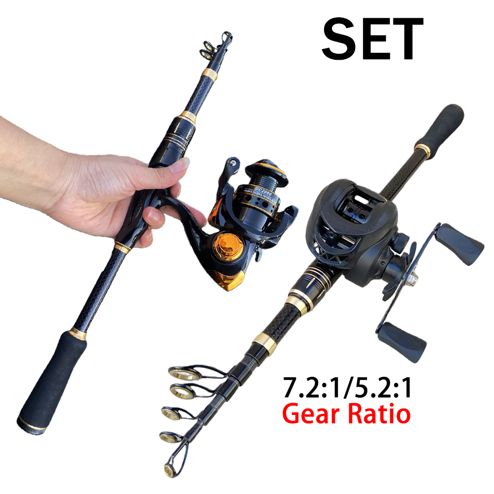 Fishing Equipment Europe - Set Combinato di Attrezzatura da Pesca: