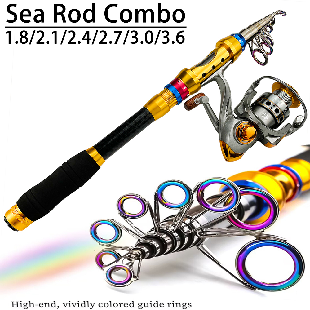 Fishing Equipment Europe - Canna da pesca telescopica da 1,8-3,6