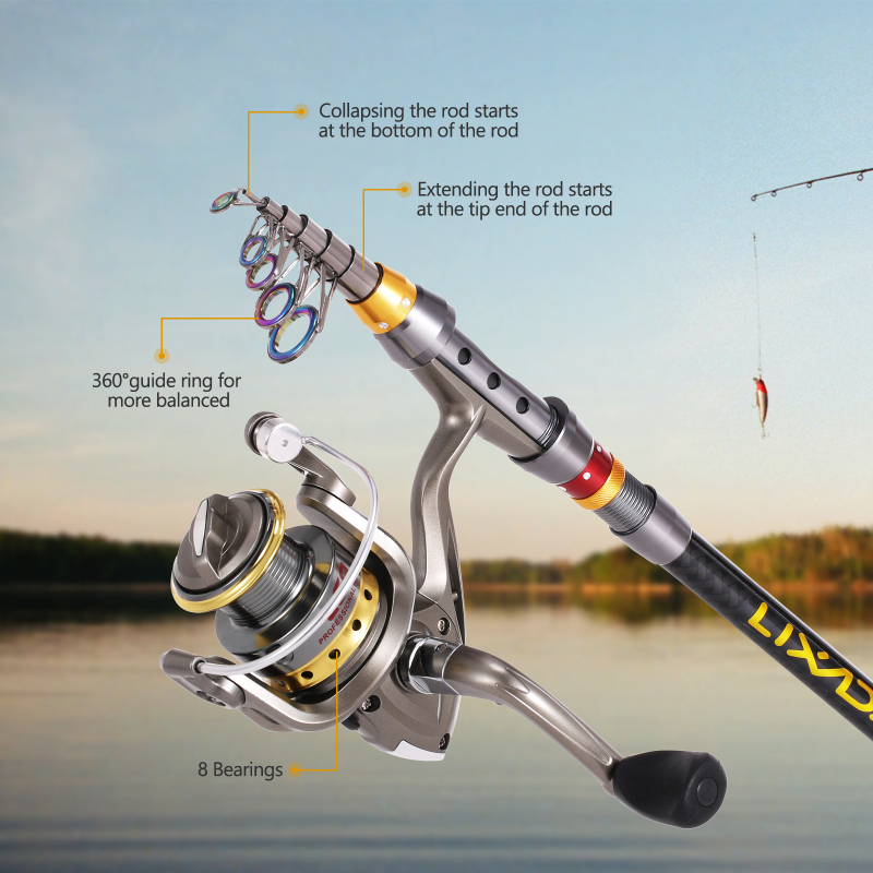 Lixada canna da pesca telescop - Fishing Equipment Europe recensione e prezzo