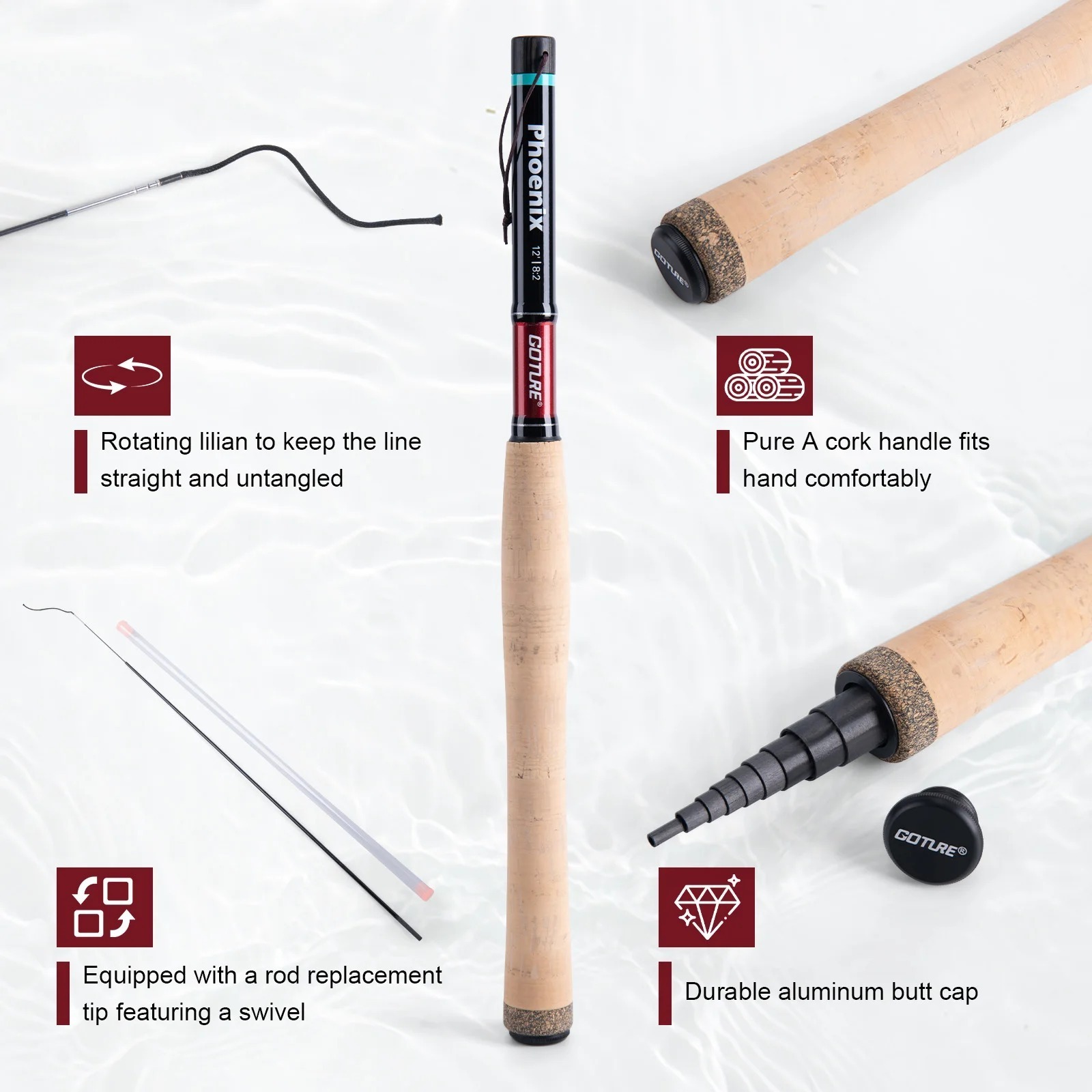 Goture Set Canna da Pesca a Mo - Fly Fishing Set recensione e prezzo