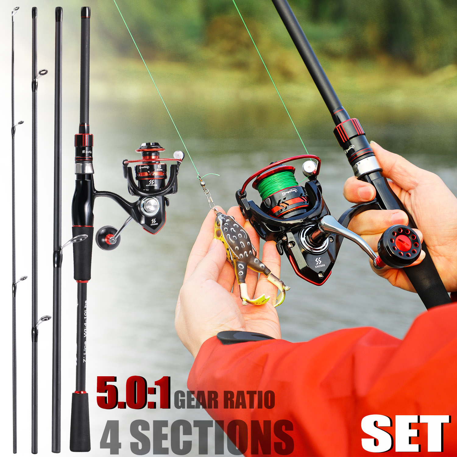 Sougayilang Spinning Fishing S - Fishing Equipment Europe recensione e prezzo