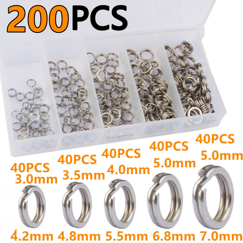 250 Pezzi 5 Misure Anelli Spac - Fishing Equipment Usa recensione e prezzo