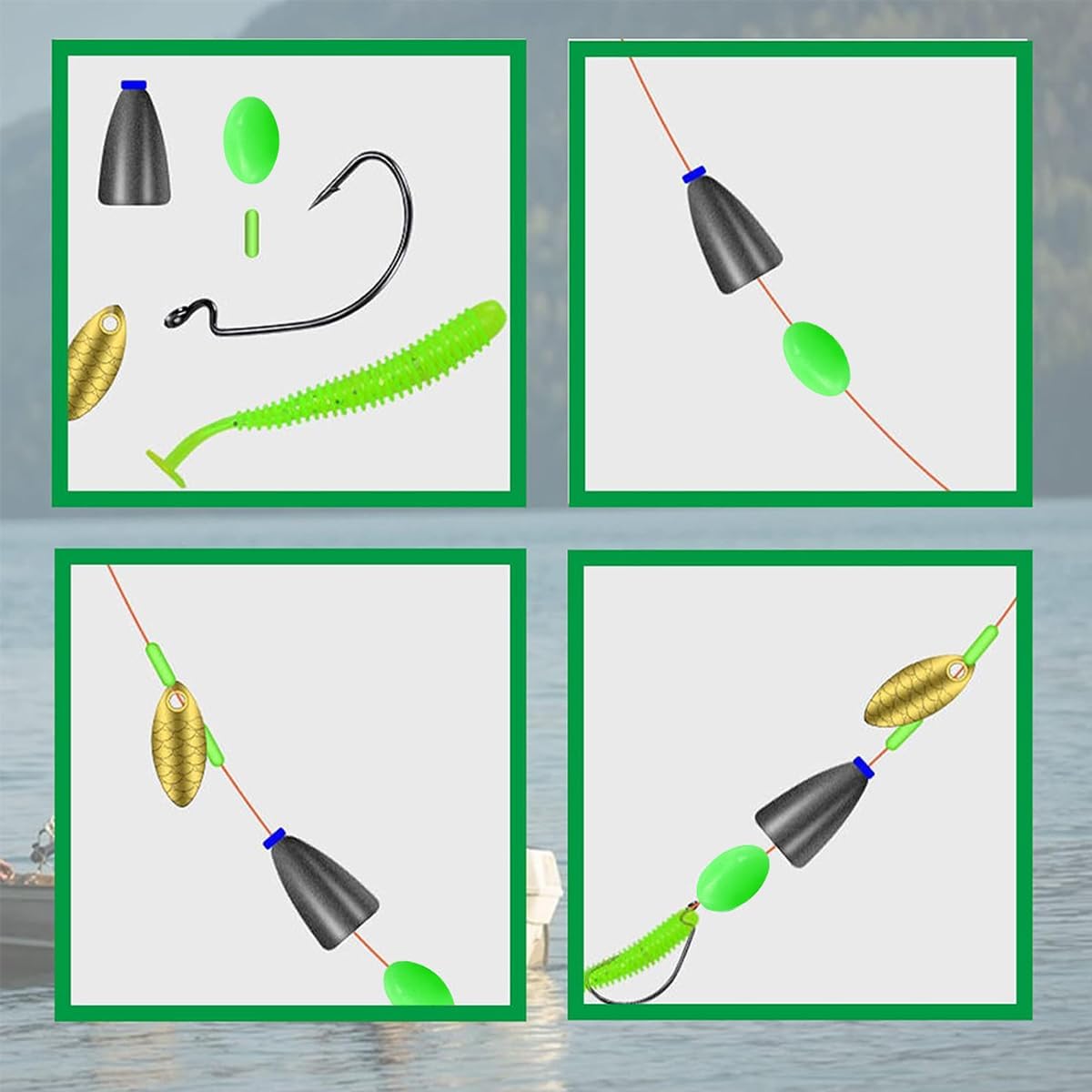 Perline Luminose Ovali per Pes - Night Float Fishing recensione e prezzo