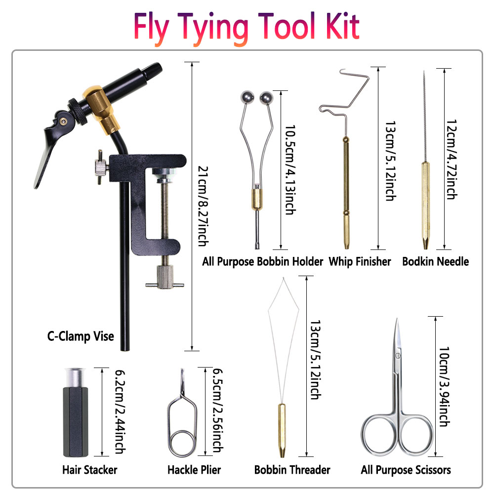 Set di 8 Pezzi in Acciaio Temp - Fly Fishing Set recensione e prezzo