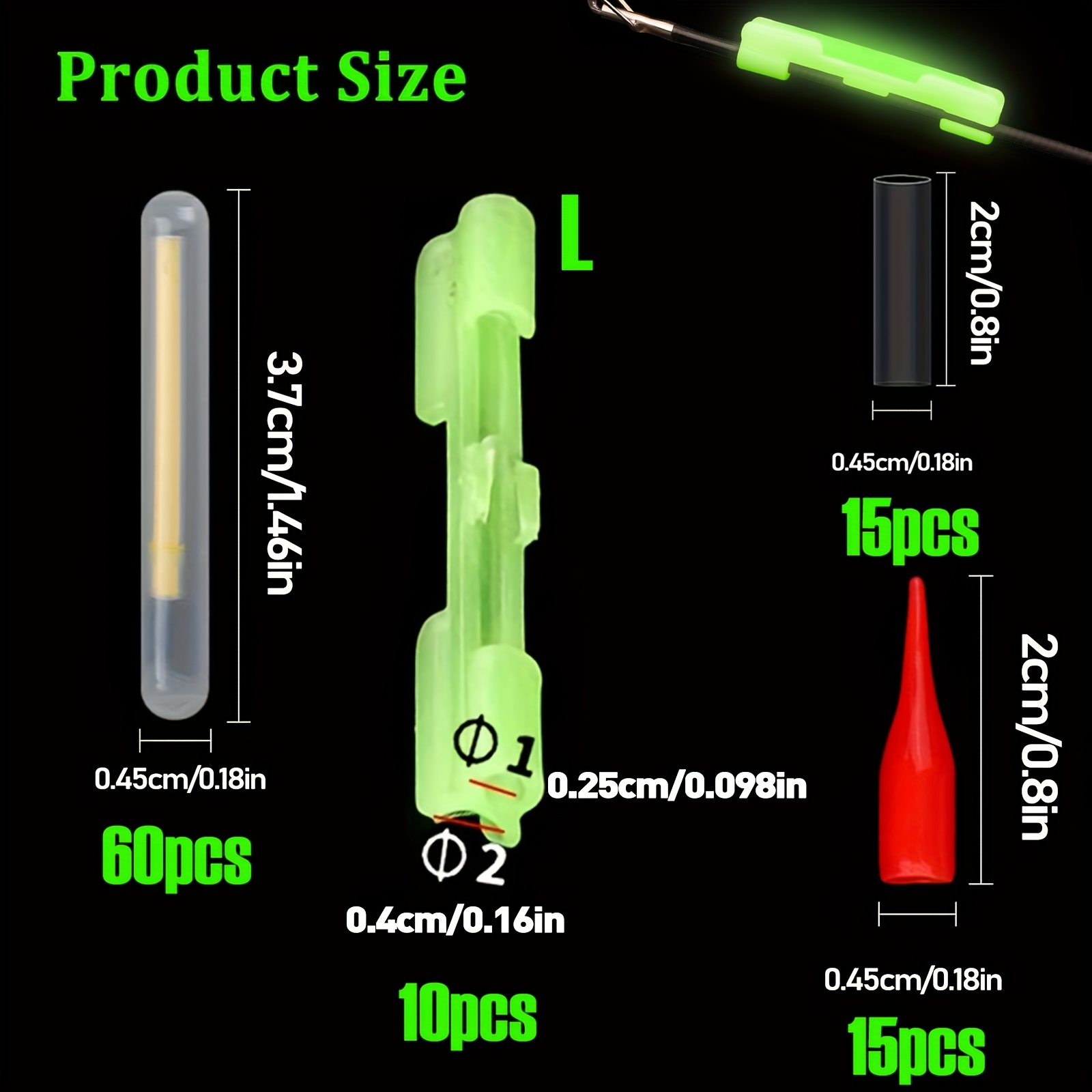 Set di bastoncini luminosi da  - Night Float Fishing recensione e prezzo